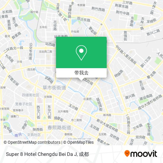 Super 8 Hotel Chengdu Bei Da J地图