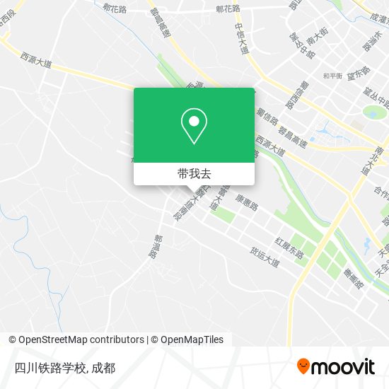 四川铁路学校地图