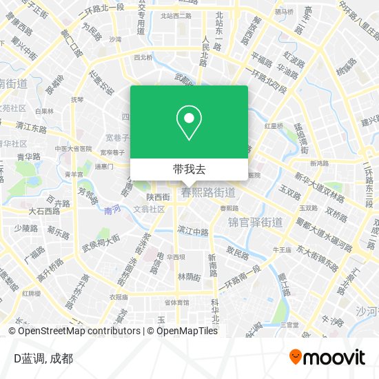 D蓝调地图