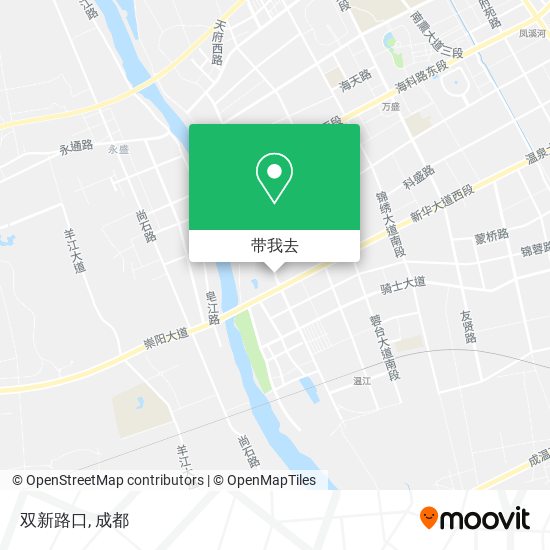 双新路口地图