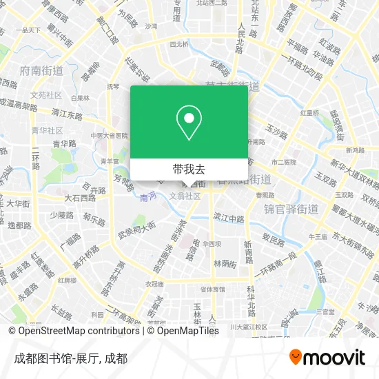 成都图书馆-展厅地图