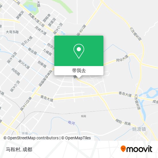 马鞍村地图