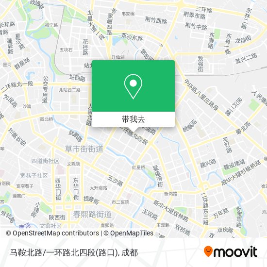 马鞍北路/一环路北四段(路口)地图
