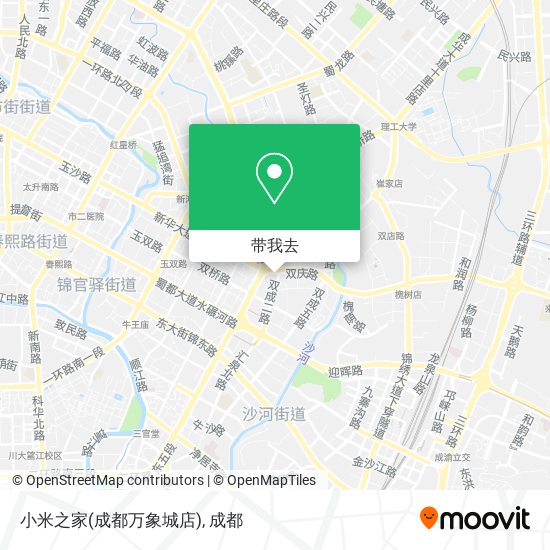 小米之家(成都万象城店)地图