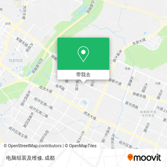 电脑组装及维修地图