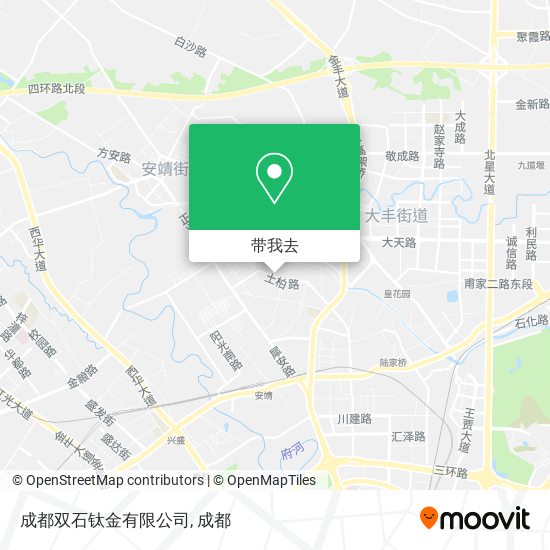 成都双石钛金有限公司地图