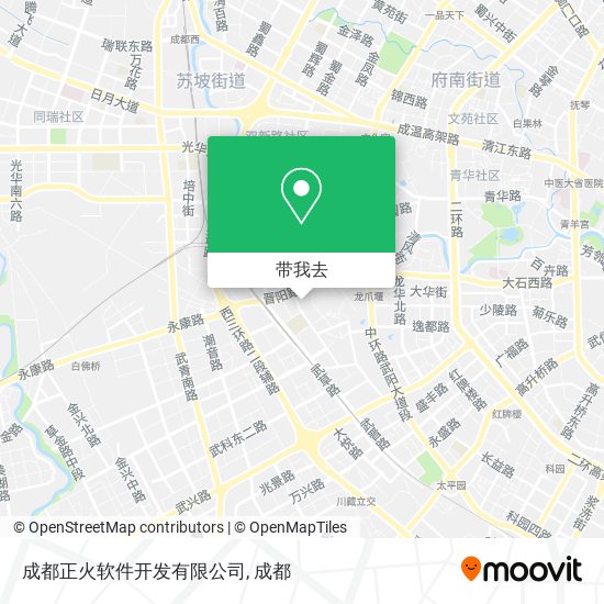 成都正火软件开发有限公司地图