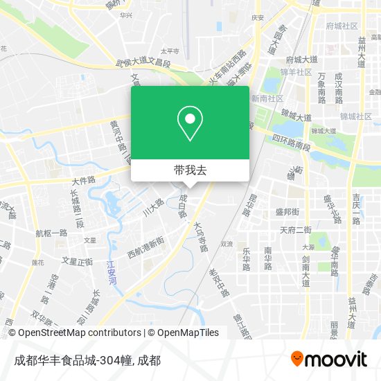 成都华丰食品城-304幢地图