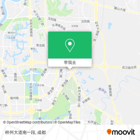 梓州大道南一段地图