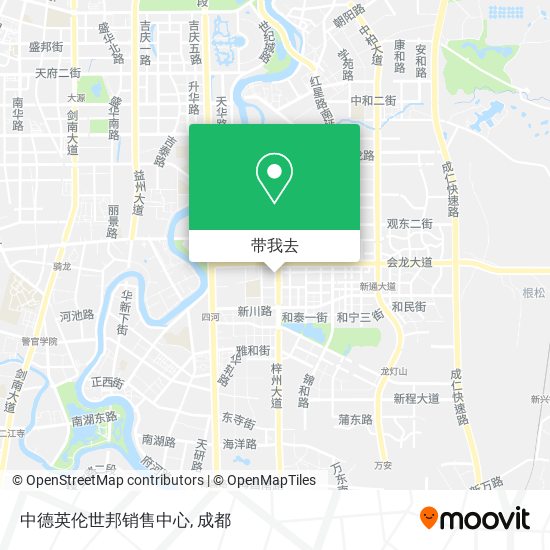 中德英伦世邦销售中心地图
