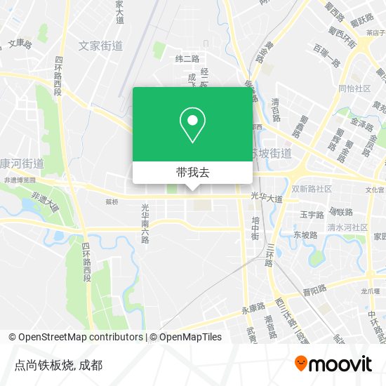 点尚铁板烧地图