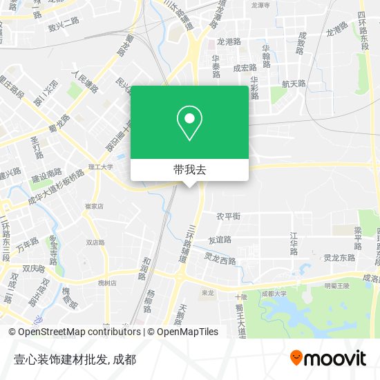 壹心装饰建材批发地图