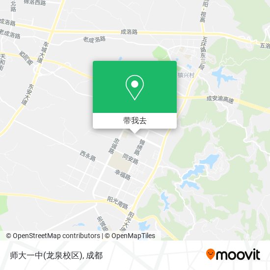 师大一中(龙泉校区)地图