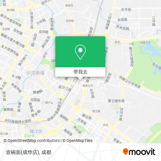 壹碗面(成华店)地图
