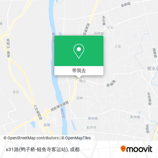 s31路(鸭子桥-鲢鱼寺客运站)地图