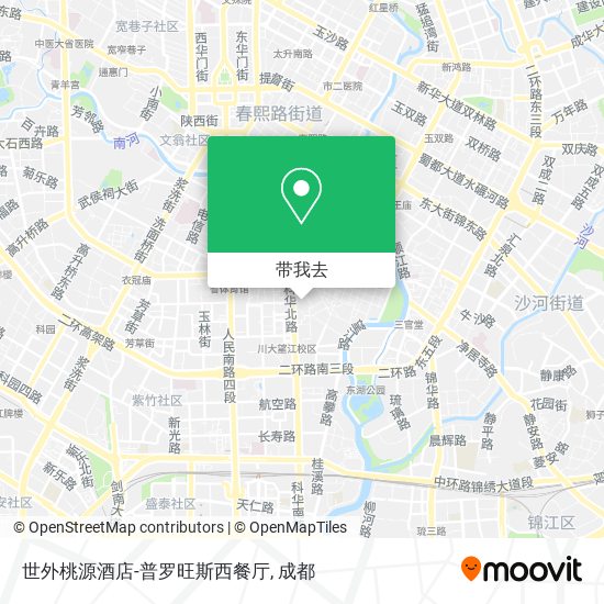 世外桃源酒店-普罗旺斯西餐厅地图