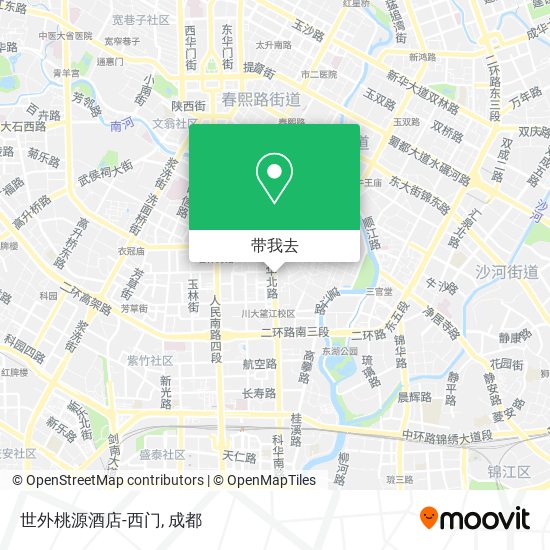 世外桃源酒店-西门地图