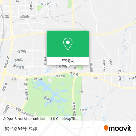 梁平路64号地图