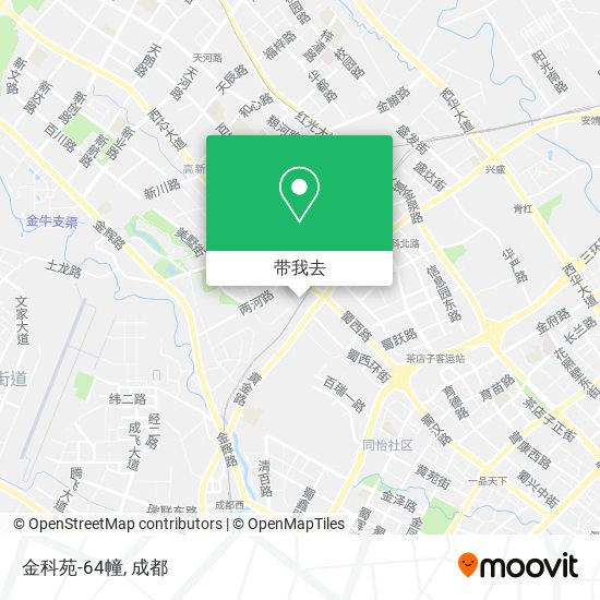 金科苑-64幢地图