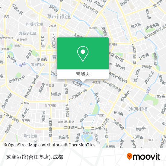 贰麻酒馆(合江亭店)地图