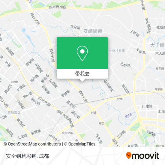 安全钢构彩钢地图