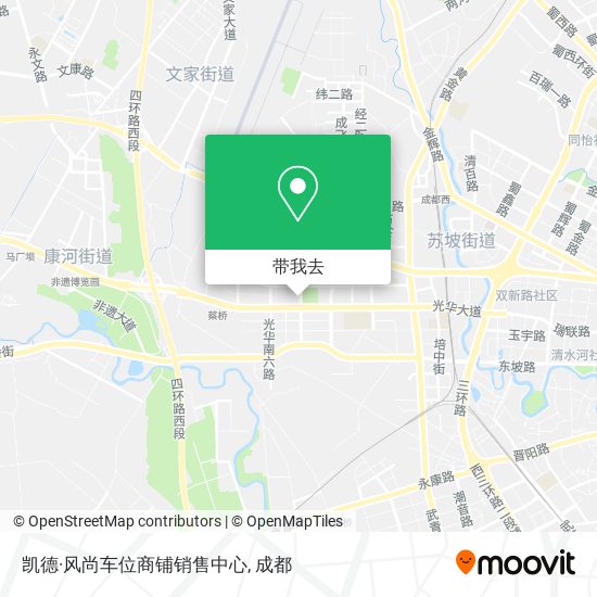 凯德·风尚车位商铺销售中心地图