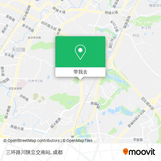 三环路川陕立交南站地图
