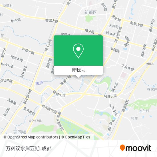 万科双水岸五期地图