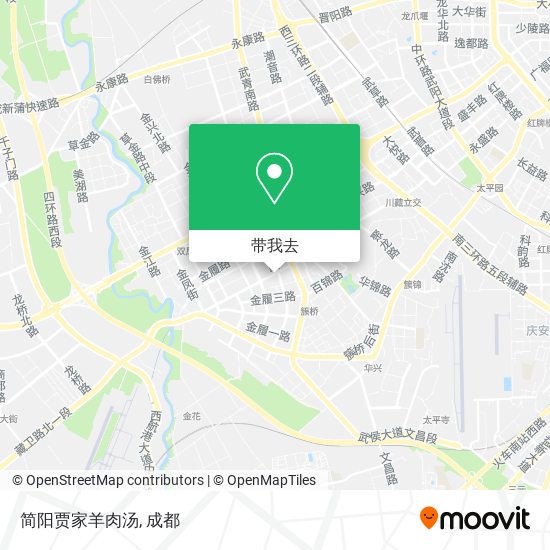简阳贾家羊肉汤地图