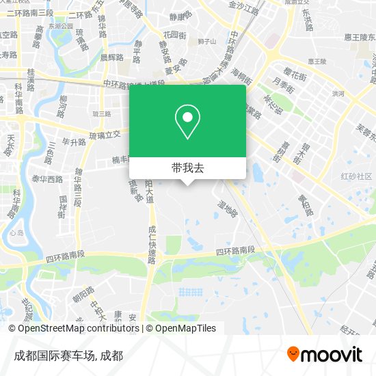成都国际赛车场地图