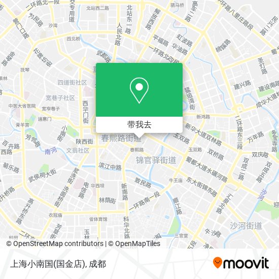上海小南国(国金店)地图