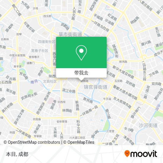本目地图