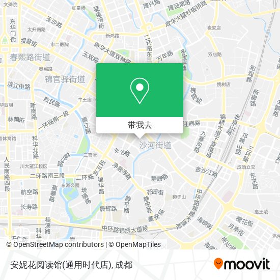 安妮花阅读馆(通用时代店)地图