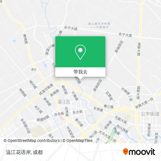 温江花语岸地图
