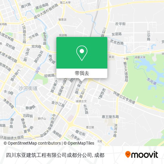 四川东亚建筑工程有限公司成都分公司地图