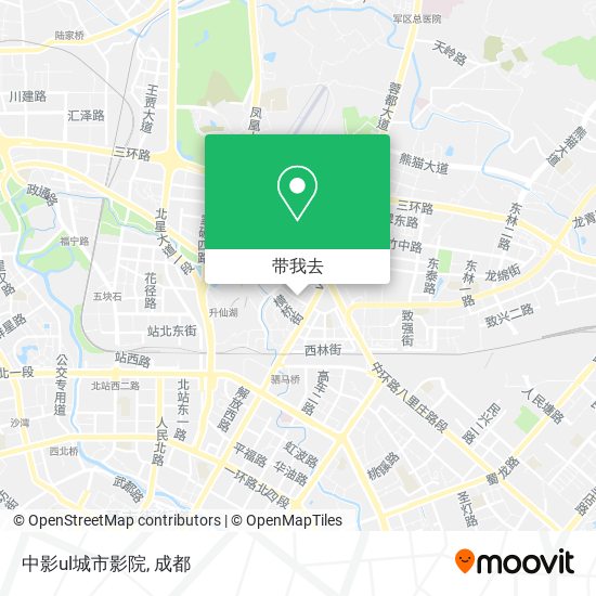 中影ul城市影院地图