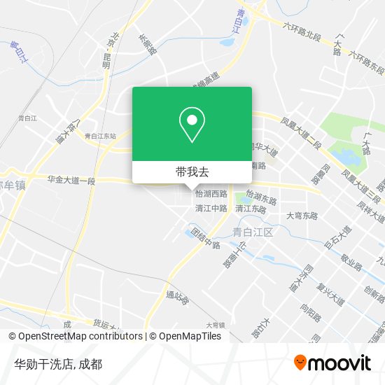 华勋干洗店地图