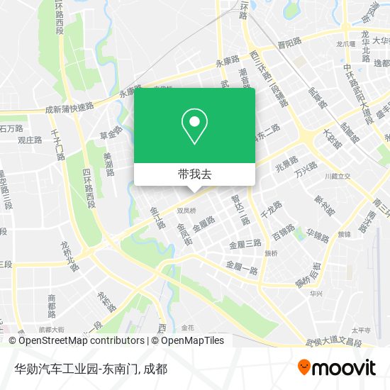 华勋汽车工业园-东南门地图