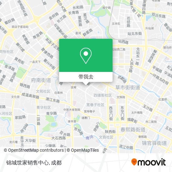 锦城世家销售中心地图