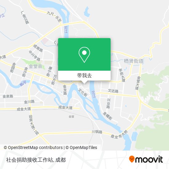 社会捐助接收工作站地图