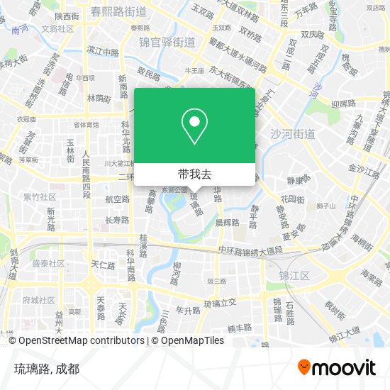 琉璃路地图