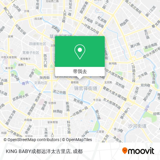 KING BABY成都远洋太古里店地图