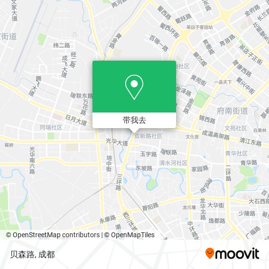 贝森路地图