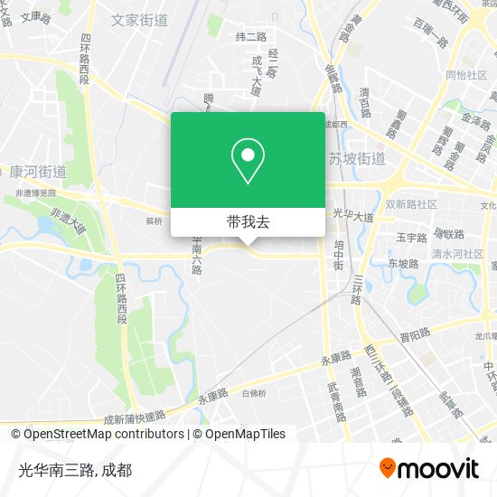 光华南三路地图
