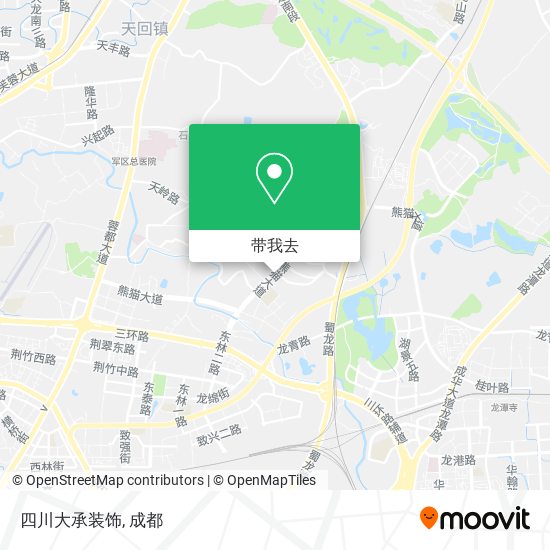四川大承装饰地图