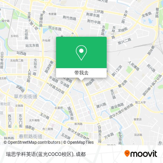 瑞思学科英语(蓝光COCO校区)地图