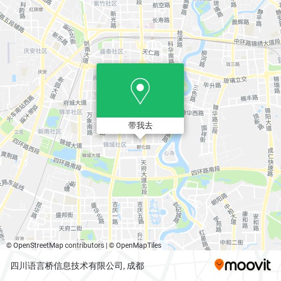 四川语言桥信息技术有限公司地图