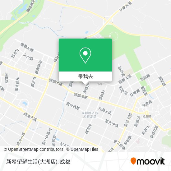 新希望鲜生活(大湖店)地图