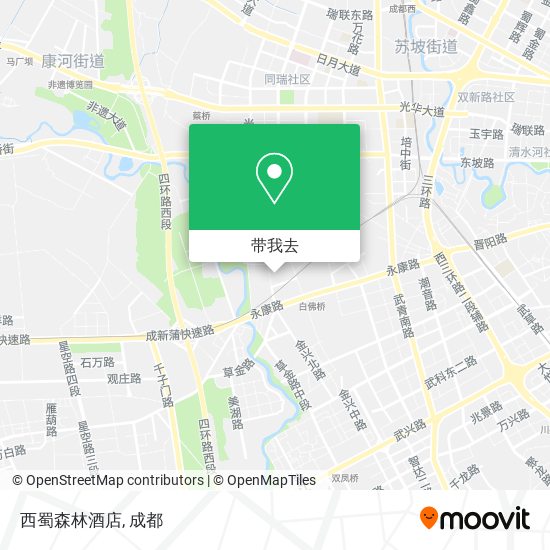 西蜀森林酒店地图