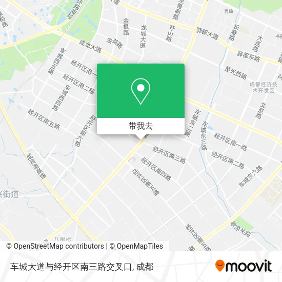 车城大道与经开区南三路交叉口地图
